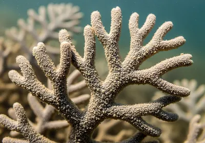 Chara (stonewort) — a type of algae that closely resembles submerged aquatic plants, with plant-like whorled structures and a distinctive musky odor