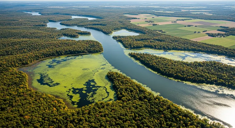 Map of the United States showing regional distribution of major invasive aquatic weed species with color coding by severity of infestation
