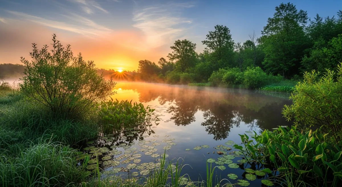 Aquatic weed management planning documents, permit applications, and water body map showing the regulatory process for aquatic weed control programs