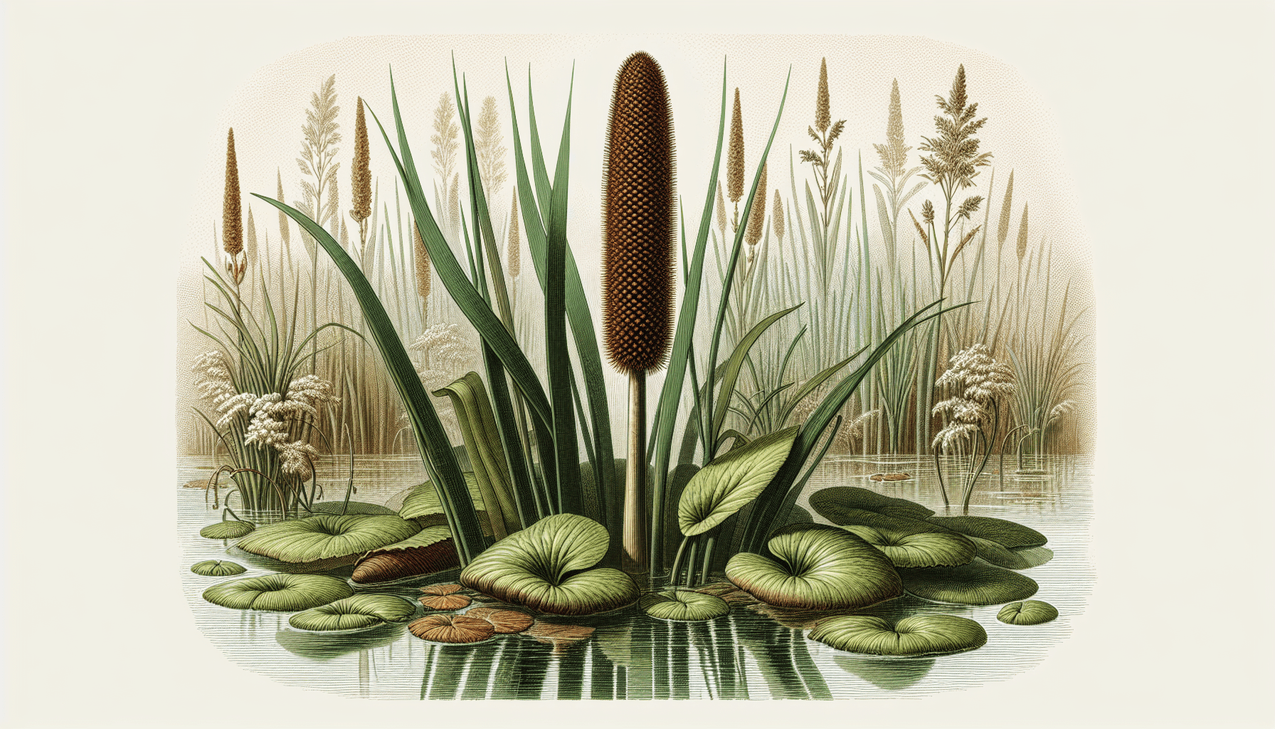 What Is The Aquatic Weed Typha Przewalskii