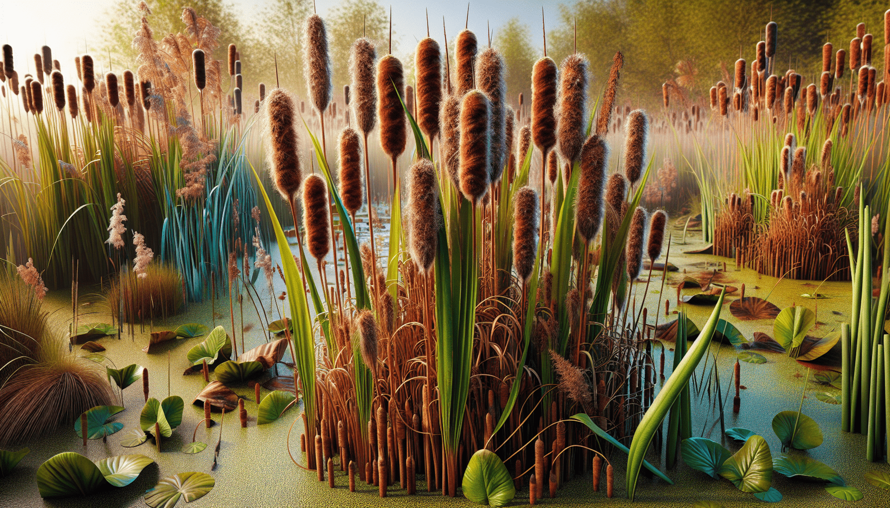 What Is The Aquatic Weed Typha Subulata